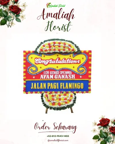 Bunga Papan Congratulation di Manggemaci